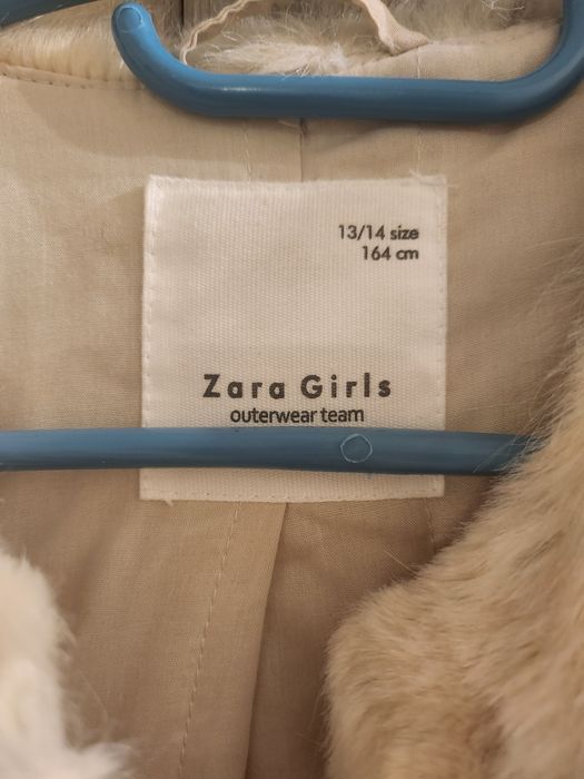 Пухесто палто Zara