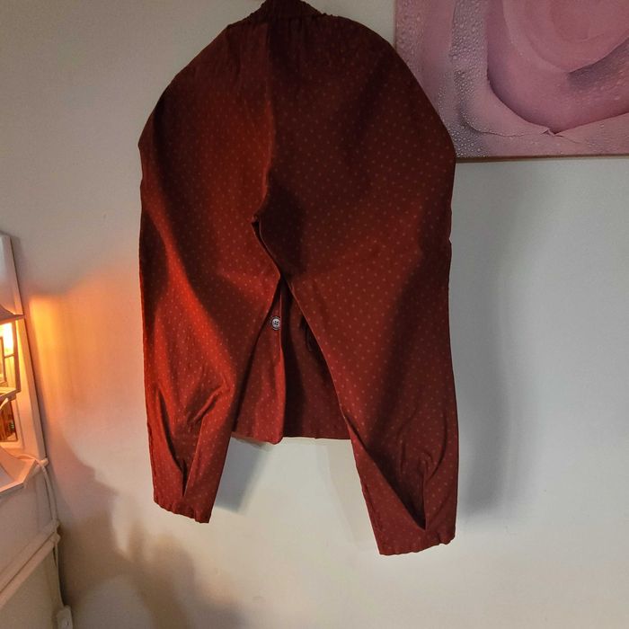 Costum Dama VERO MODA Junarose Coll. Bumbac Roșu/Vișiniu/Bord. Nou 44