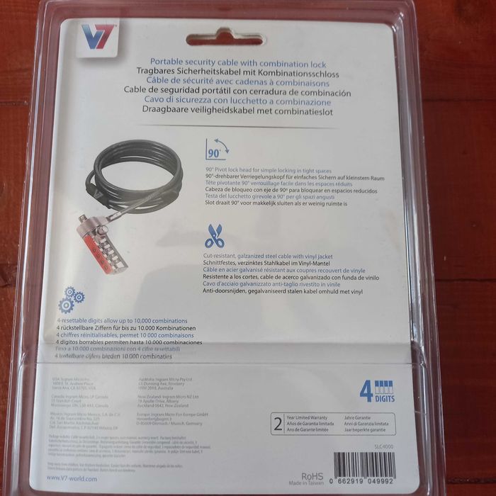 Cablu de securitate pentru laptop