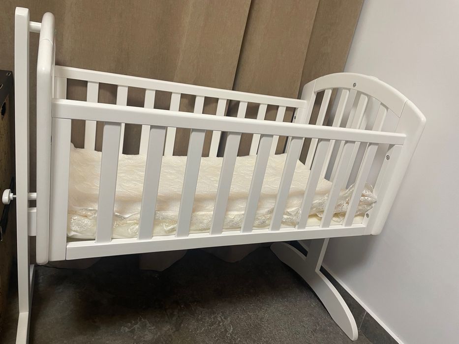 Pătuț bebe 100/50 alb nefolosit
