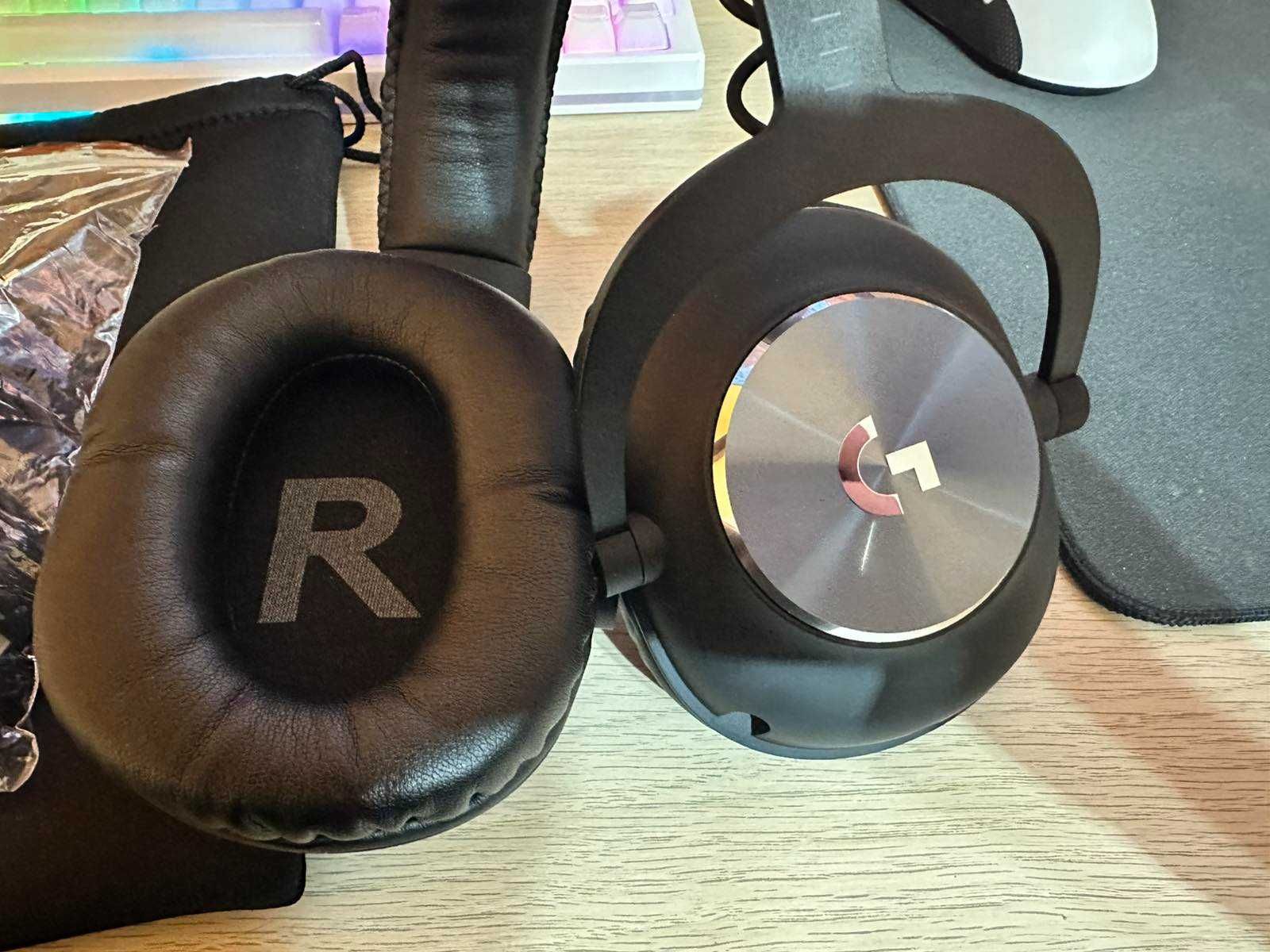 Logitech G PRO X слушалки чисто нови