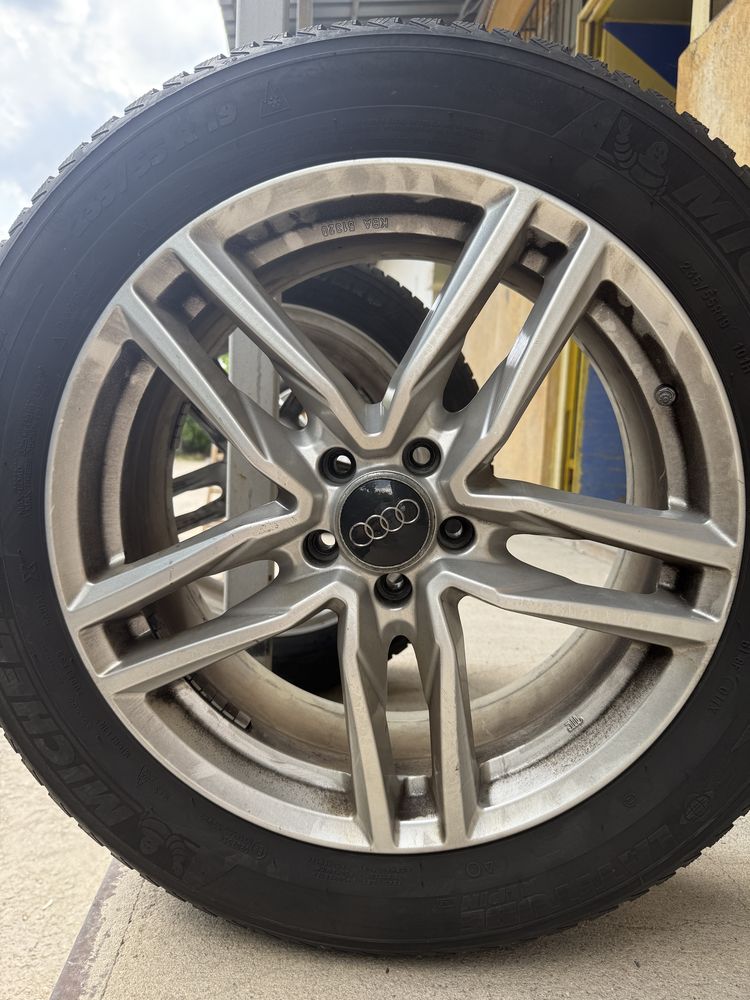 Джанти Audi 19 5x112 зимни гуми Michelin 235/55/19  VW Mercedes