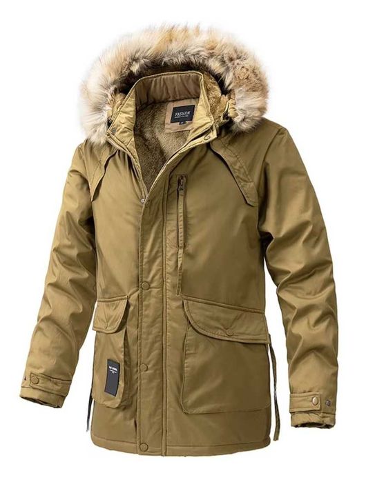 Новая мужская зимняя куртка с капюшоном 3 цвета цвета размеры 50 52 54