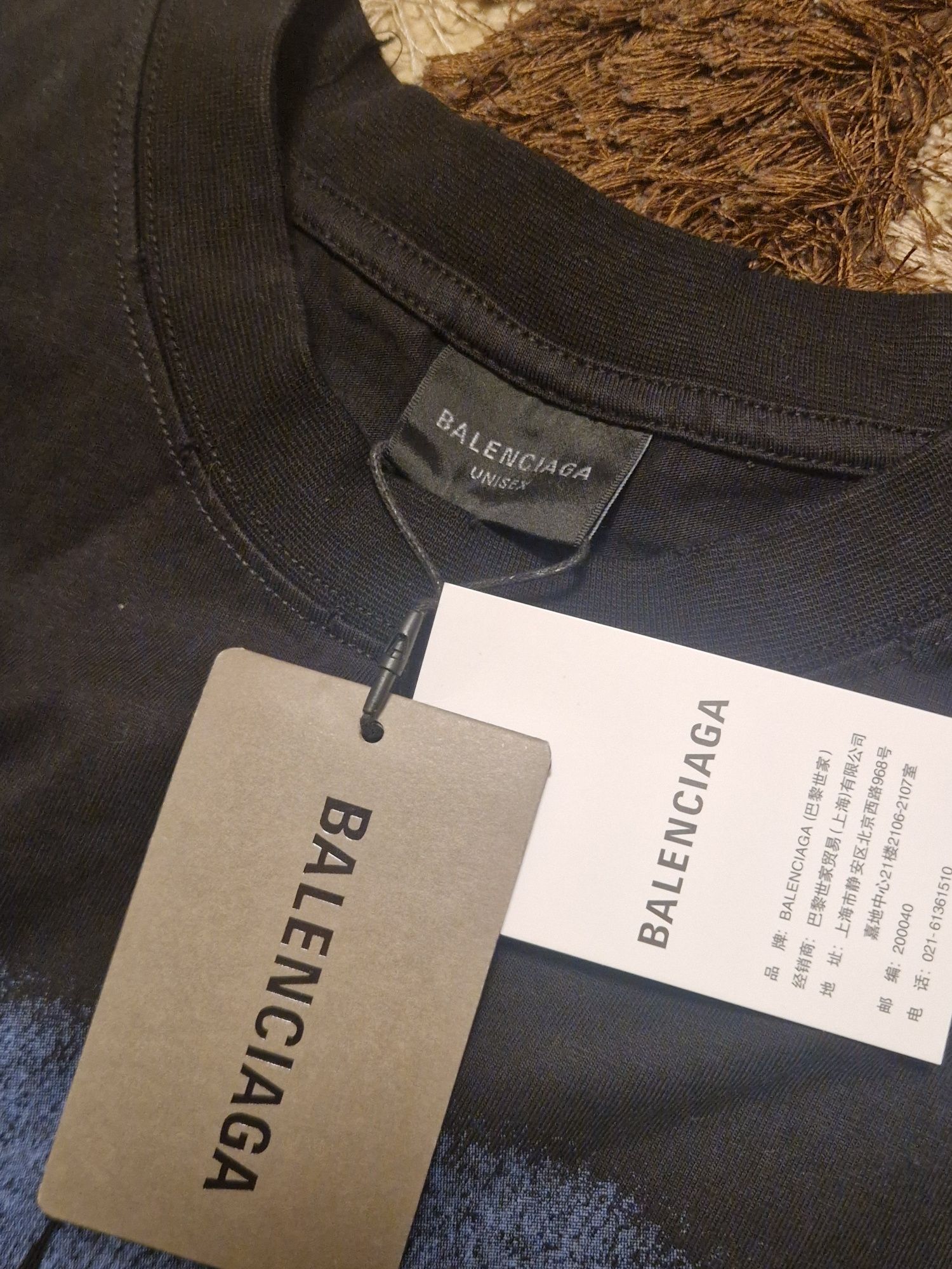 Черна тениска Balenciaga