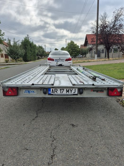 Trailer/Platforma Auto Pongratz 2000kg/an 2019 rabatabil 4,1m Lungime