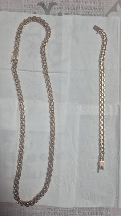 Продам золотой браслет и цепочку