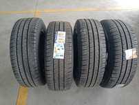 4 jante Volkswagen T5 echipate cu anvelope NOI Michelin 215/60 R17C
