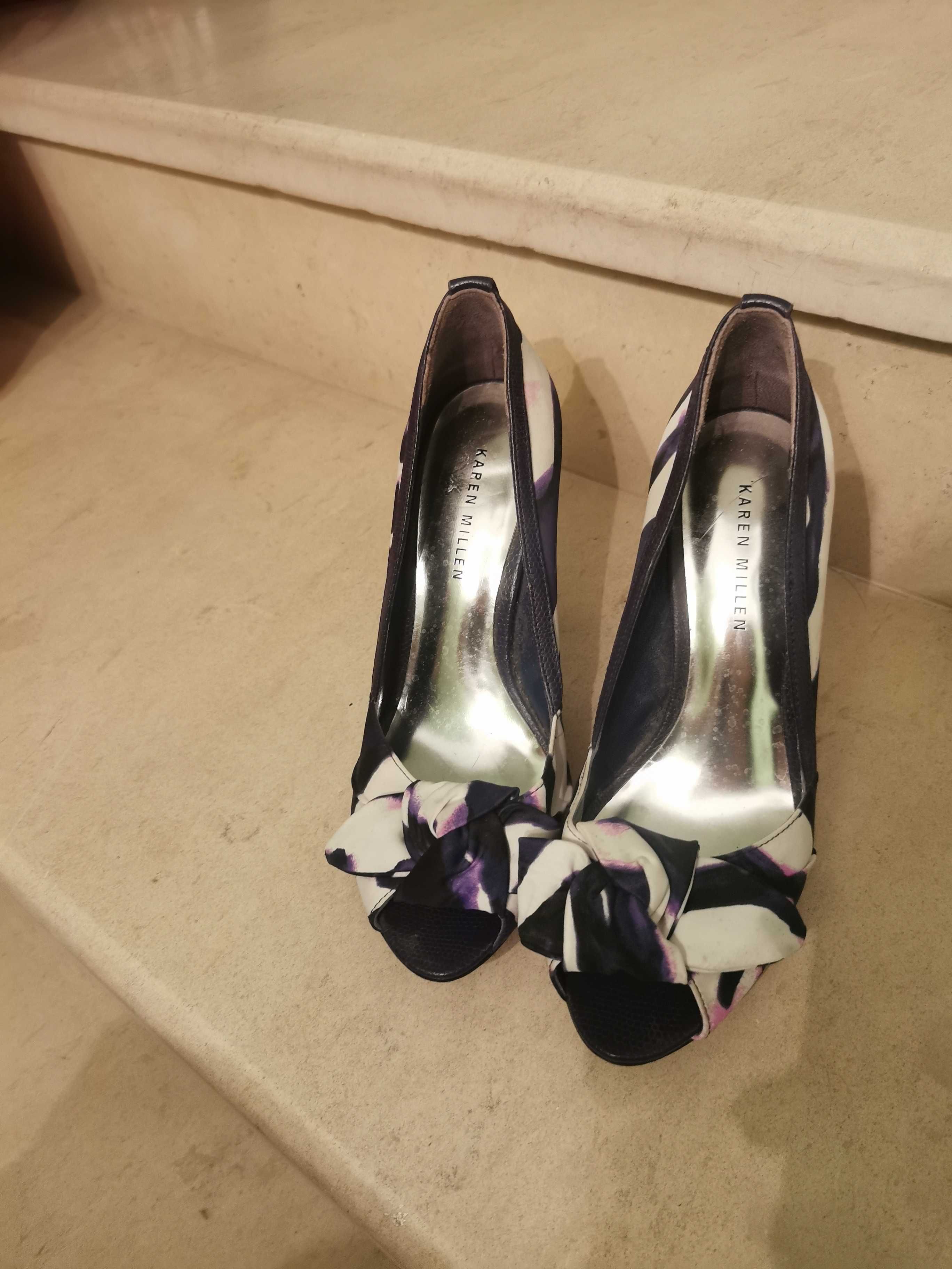 Обувки висок ток Karen Millen