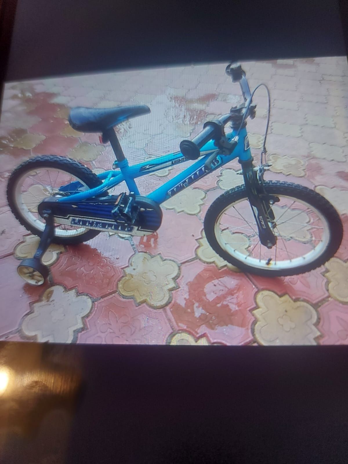 Bicicleta Scirocco 16 pentru copii, albastru