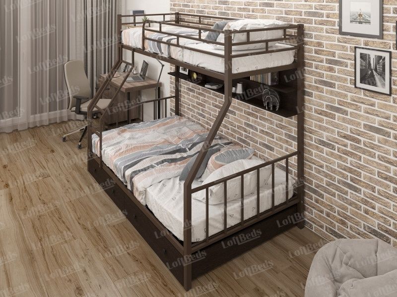 Детская Кровать Двухъярусная ВЕРОНА гарантия 10лет, Ikkiqavat
