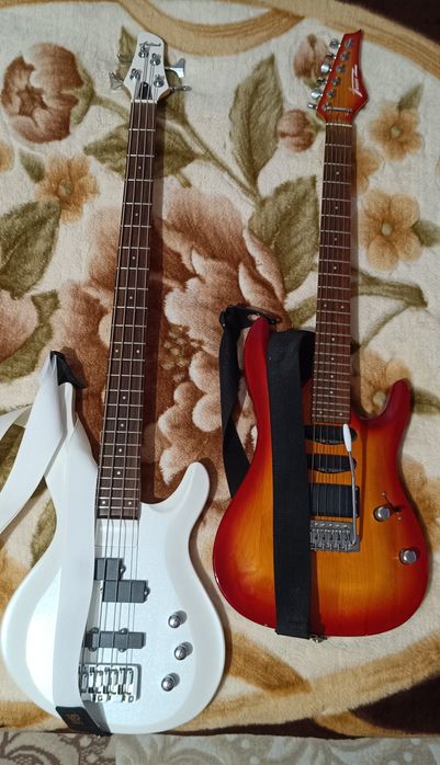 Электрогитара, бас гитара