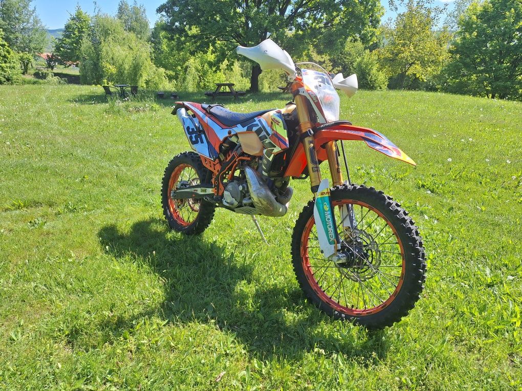 Ktm 200 exc 2014, 4500euro cu suspensia standard si carburatorul oem