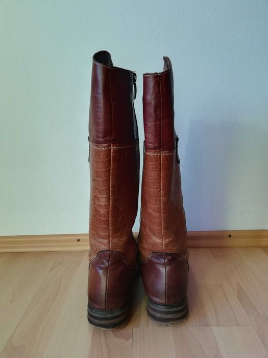 Ботуши от естествена кожа 38-ми номер