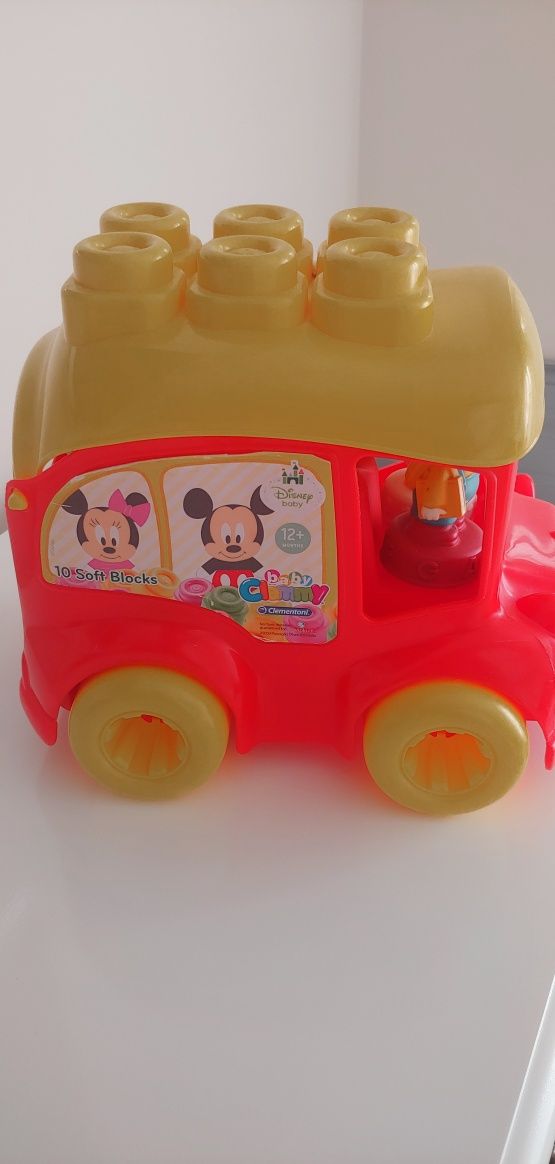 Autobuz cu cuburi mickey mouse clementoni