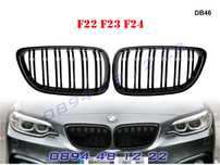 Двойни M Бъбреци Решетки BMW 2 F22 F23 15-19 БМВ Ф22 Ф23 Черен Гланц