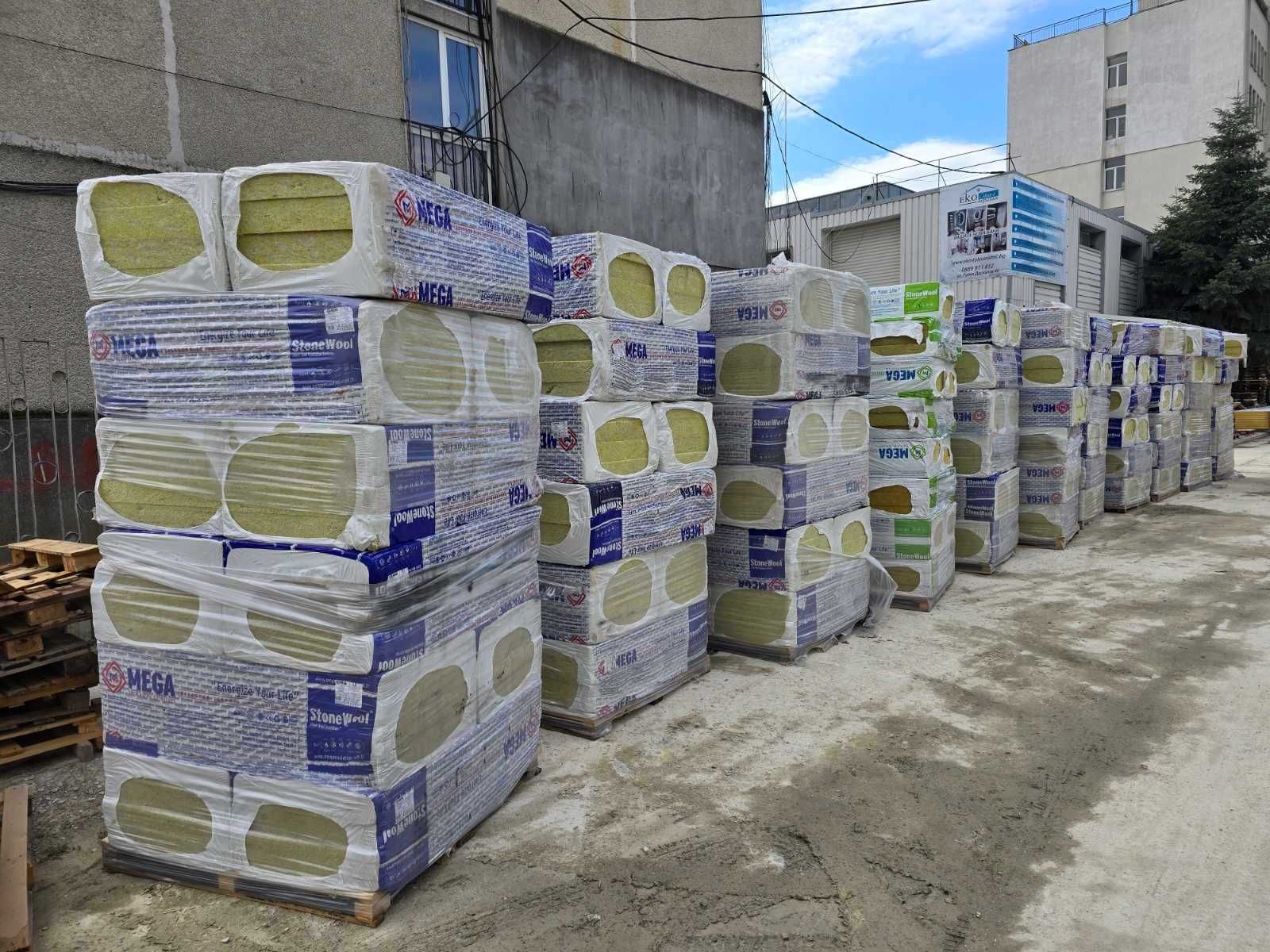 ФАСАДНА каменна вата MEGA - 100 kg/м3 - 10 см