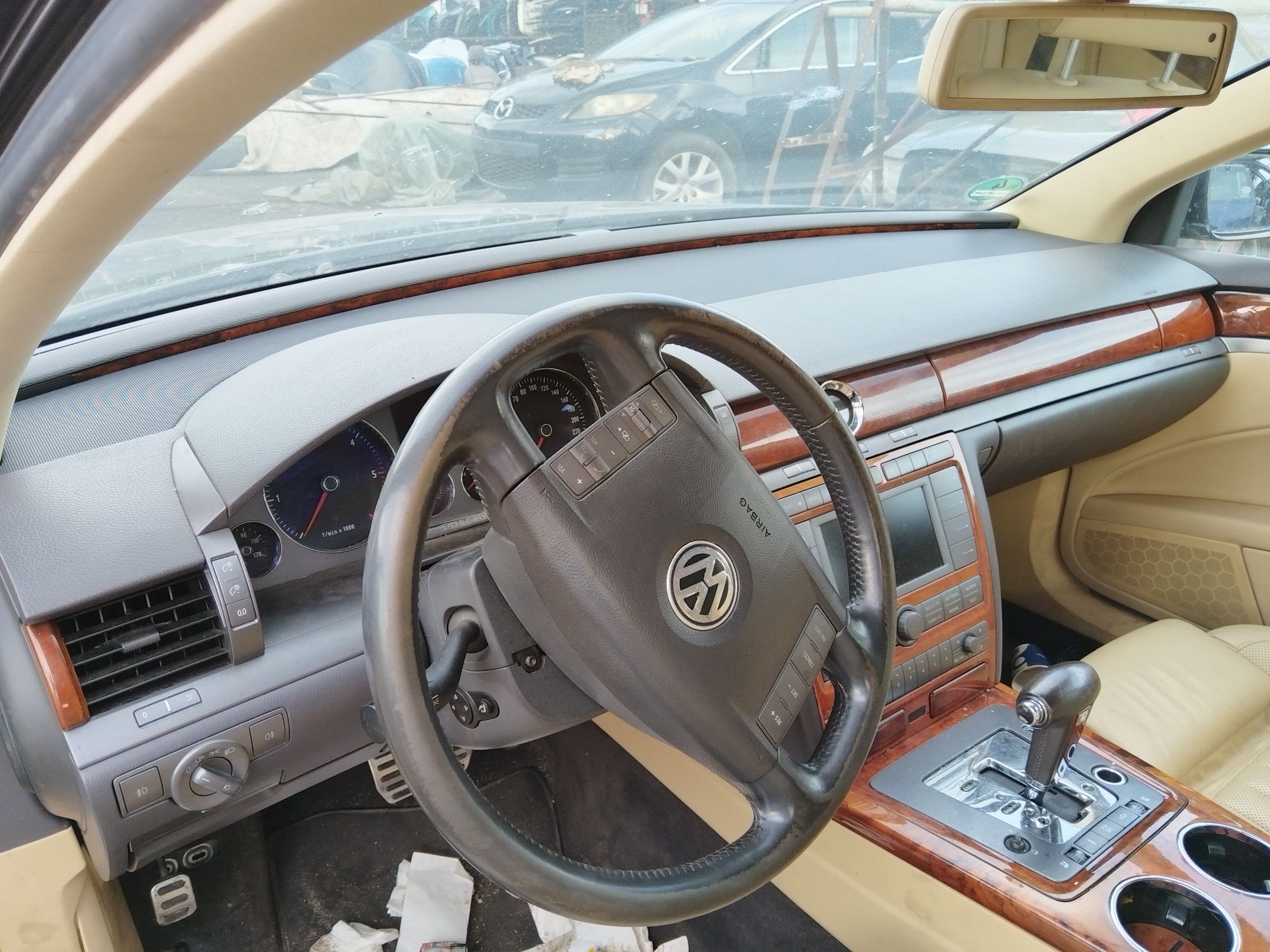 Volan piele+airbag VW Phaeton / Vw Touareg (perfecta stare ) 2002-2016