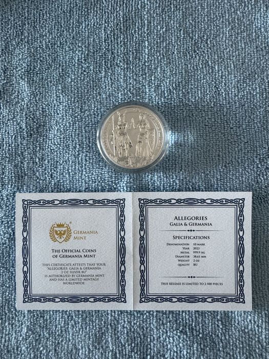 Monede argint Germania Mint - Galia & Germania 2 Oz și Fenrir 2x 1 Oz