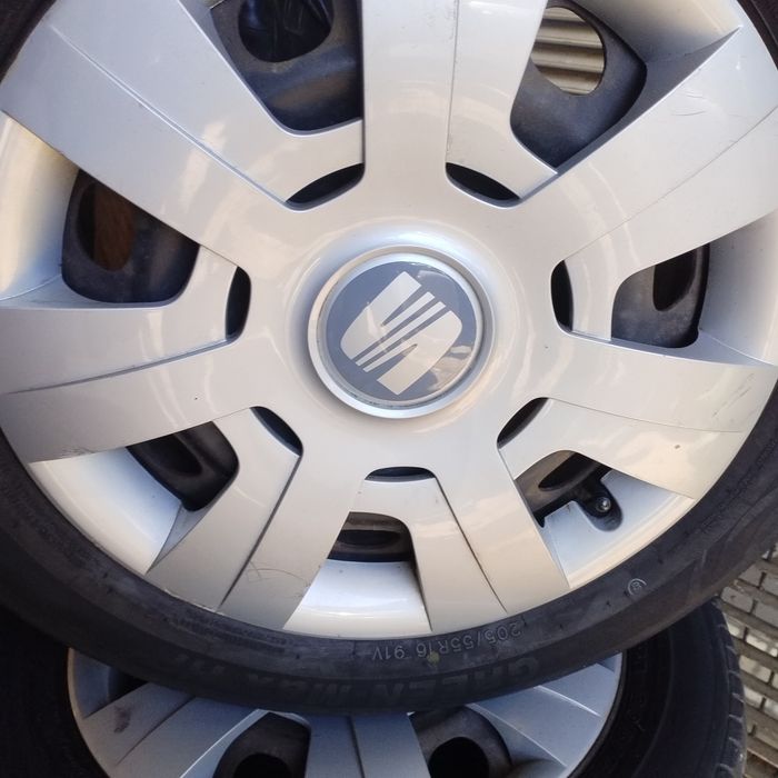 Jante tablă,cauciucuri, 5x112 R16 Audi seat,skoda,golf, Mercedes