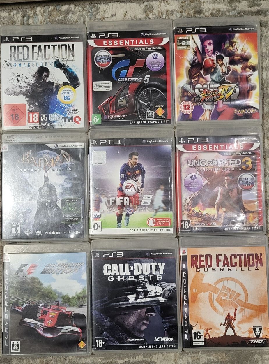 Диски с играми Ps3-ps4