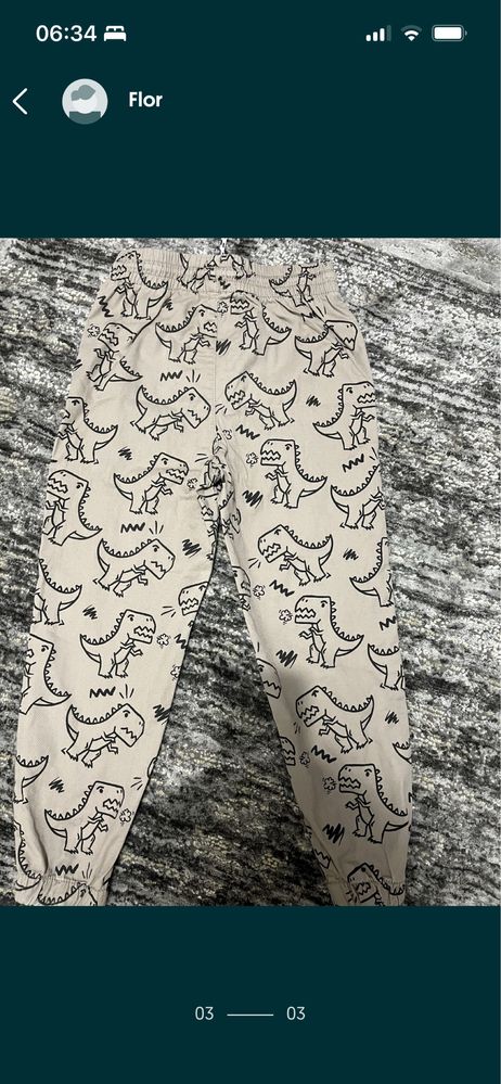 Pantaloni H&M 7-8 ani