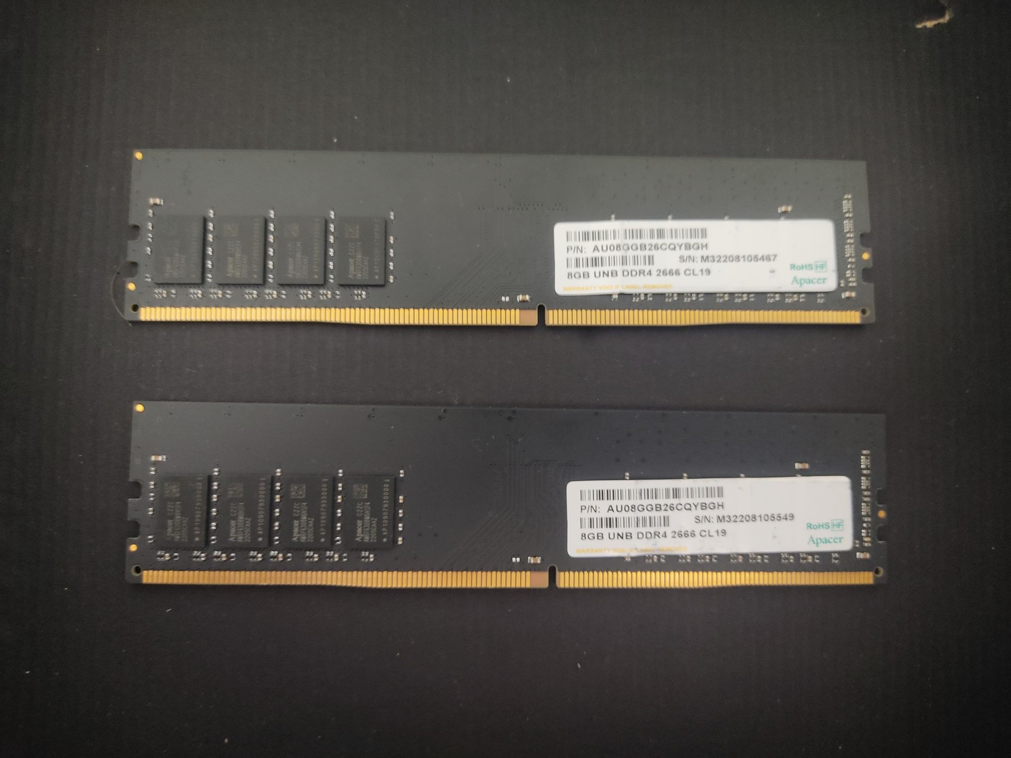 APACER DDR4 8x2 2666 CL19