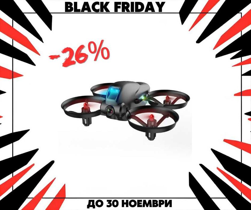 Промоция дрон страхотен малък дрон FPV KF615 с 3 батерии и чанта
