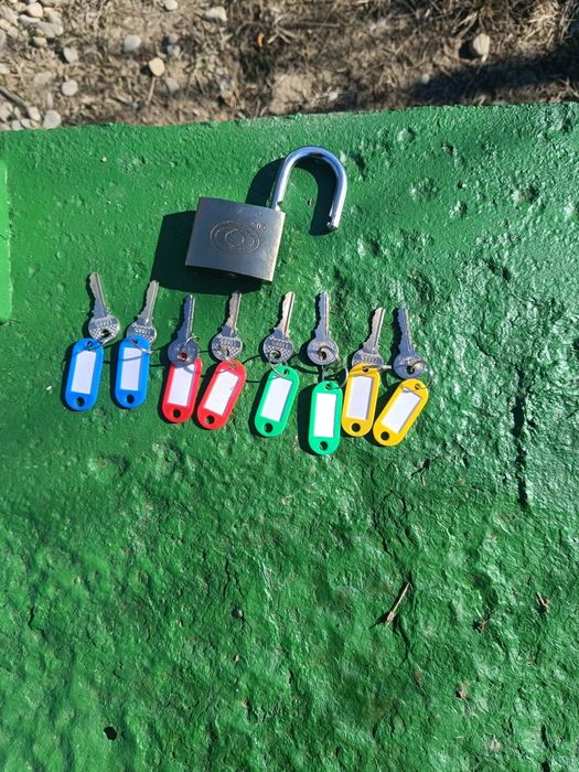 Lacăt cu 8 ckey multiplific chei