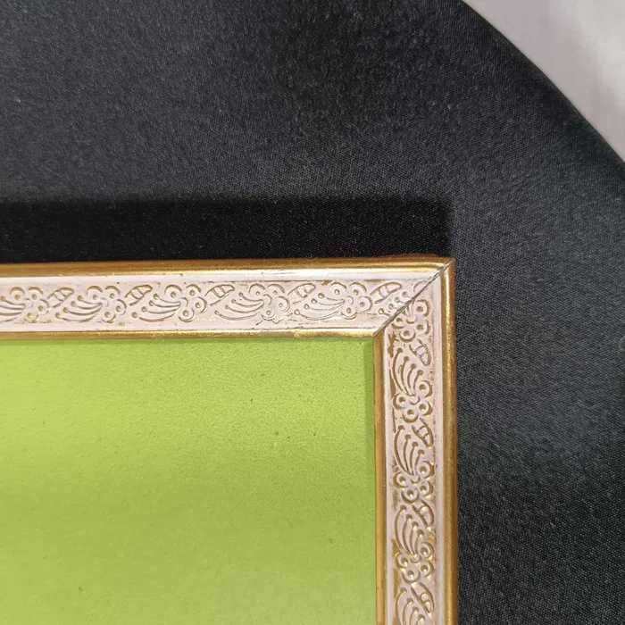 Rama foto Art Deco, alama, metaloplastie, vintage