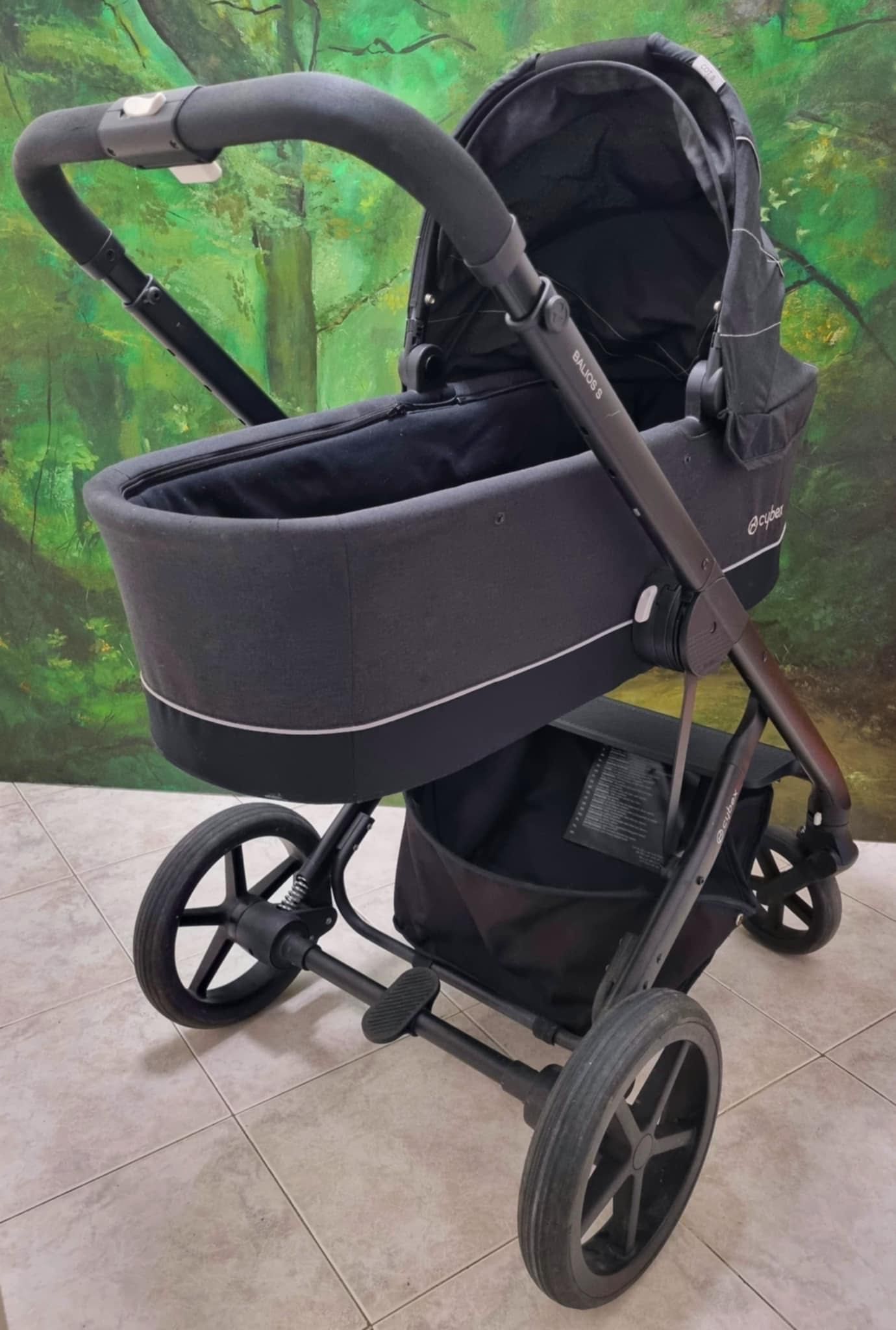 Количка 2 в 1 Cybex Balios S – Lavastone Black
