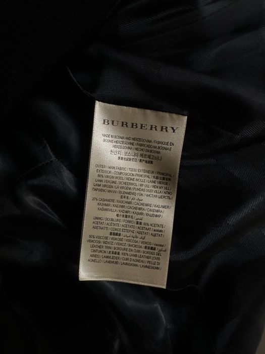 Palton Burberry negru