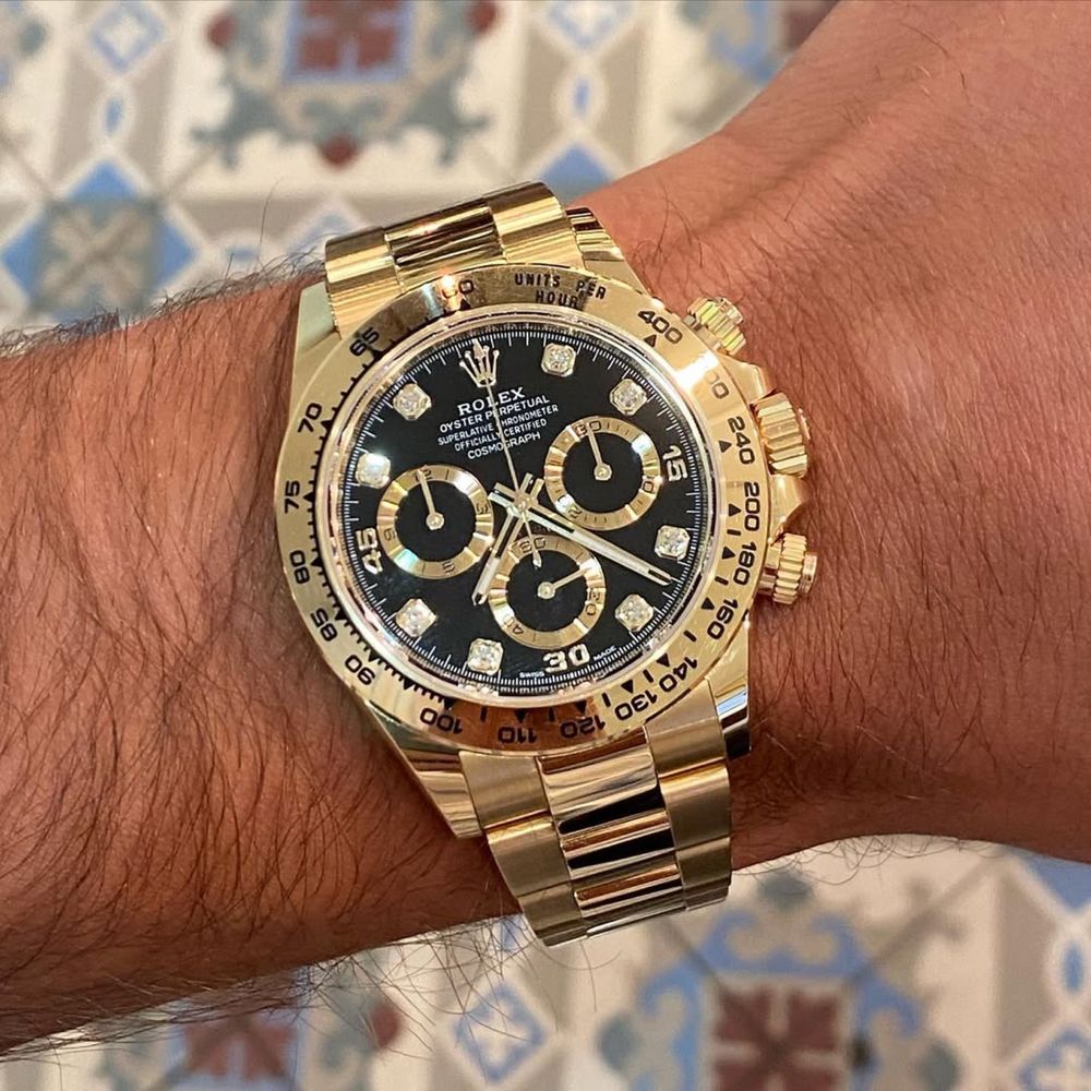rolex daytona cosmograph black dial 40,mm