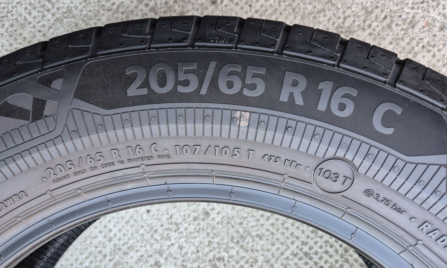 Set 2buc 205/65 R16C 107/105T Continental VanContact Eco vară
