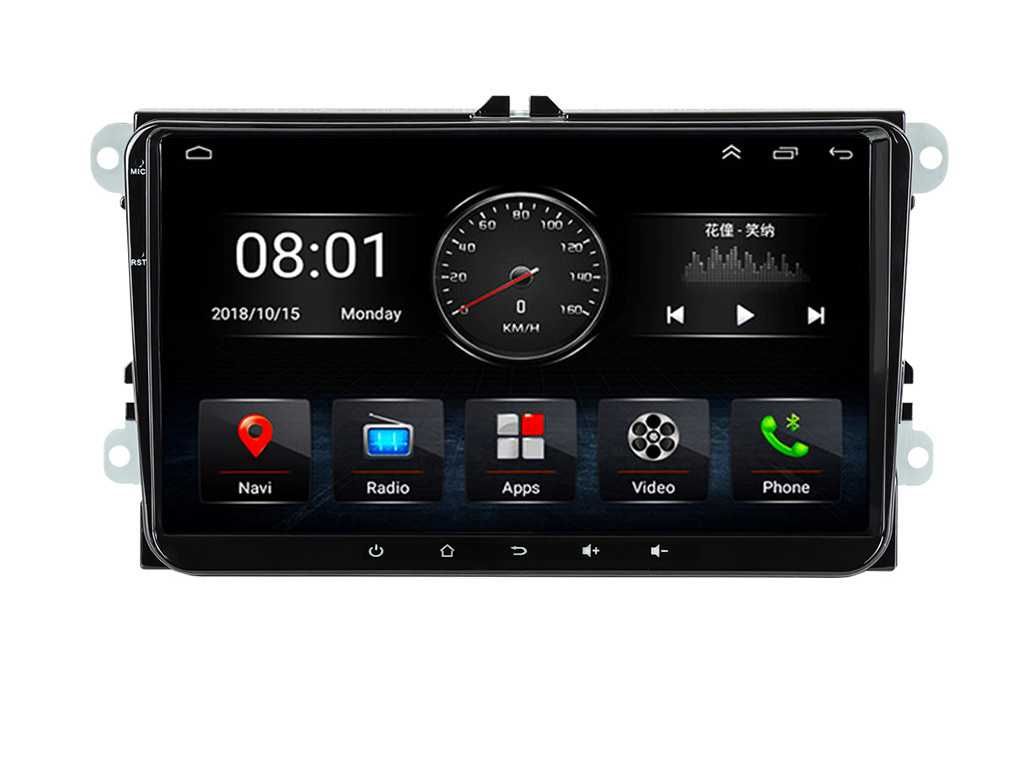 VW - 9" Мултимедия / Навигация ANDROID 14 DSP CARPLAY