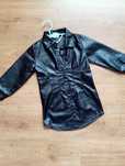 Tricou negru imitatie
