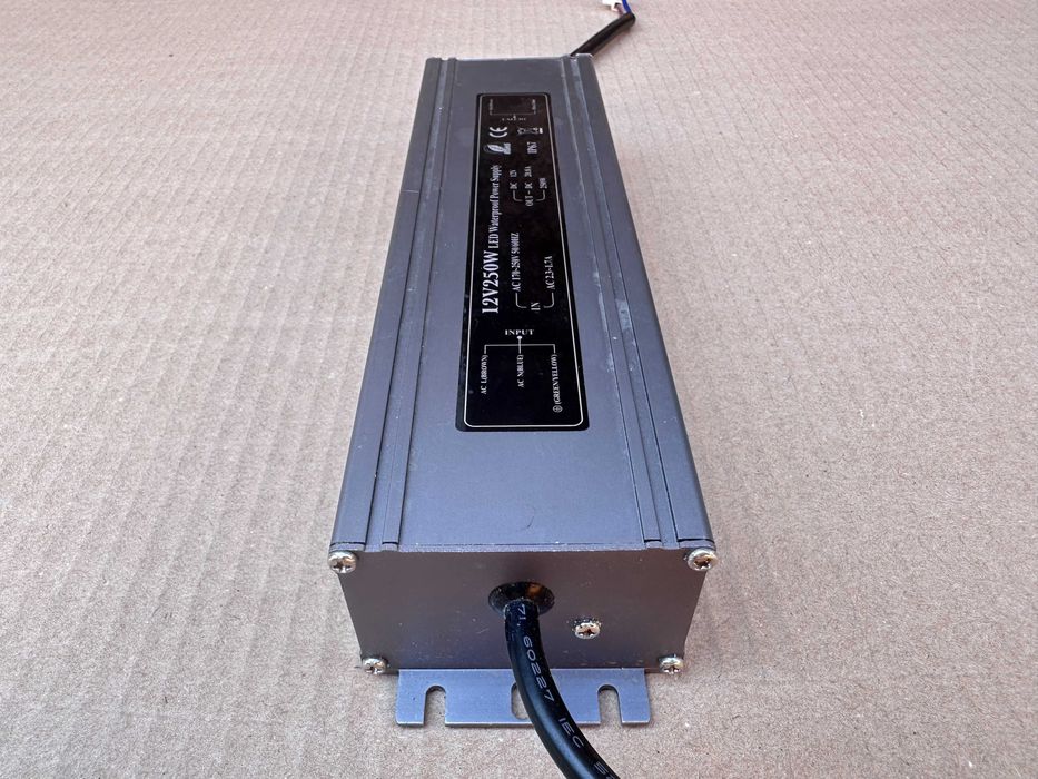 Sursa alimentare alimentator LED 12V DC 20,8A 250W rezistenta la apa