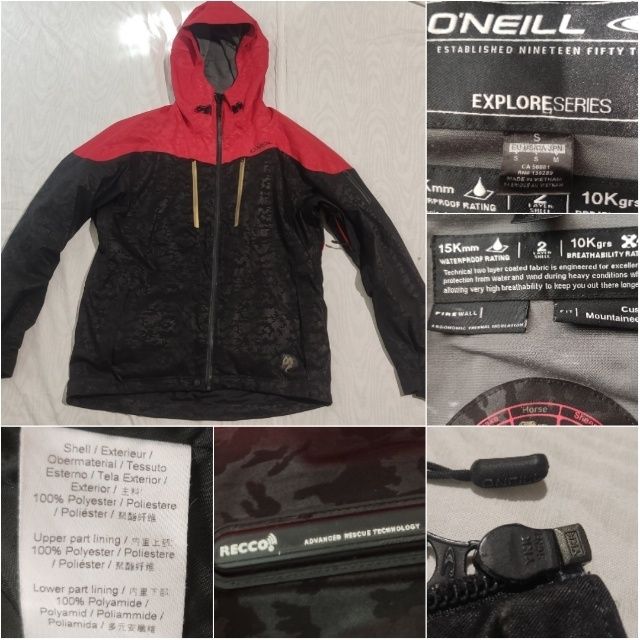 Geaca O'Neill Explore 15000mm mărimea S/M bărbat Sky snowboard ski sch