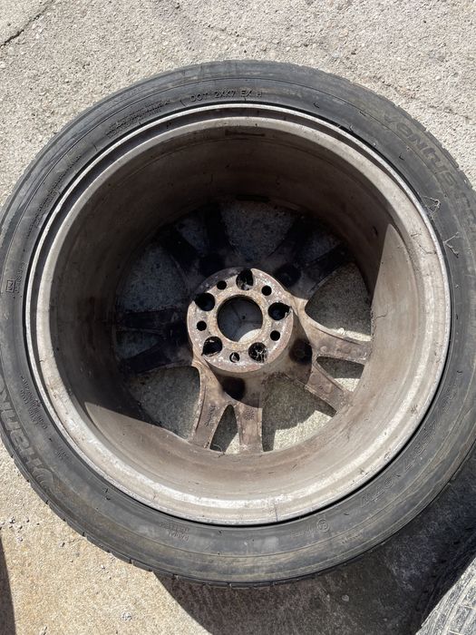 Jante aliaj Mercedes R17 + cauciucuri 5 x 112