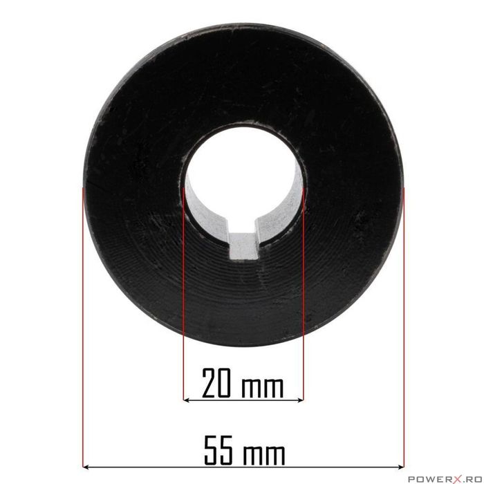 Fulie pentru motor termic in 4 timpi pe benzina AX 20 mm, Powermat