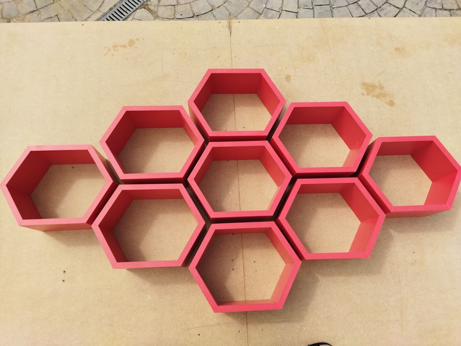 Етажерка, Шестоъгълник,Пчелна пита,рафт,полица, библиотека