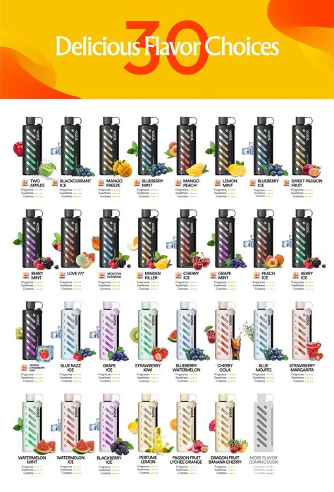 Vape sisha vozol 25.000 puffs sundet masina