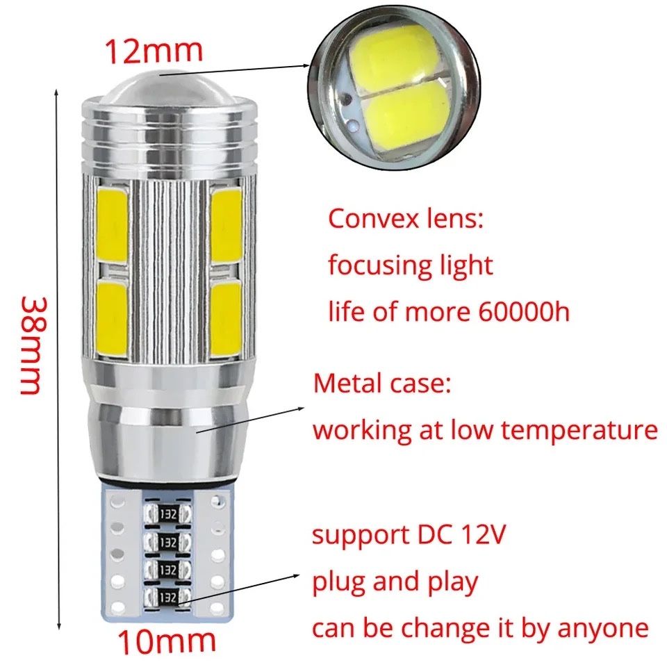 Led T10 W5W - canbus