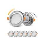Set 6 Spoturi LED Încastrate 230V 7W – Lumină Reglabilă 2700K-6000K