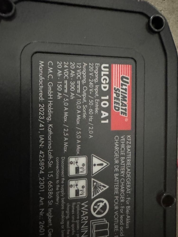 Incarcator baterii acumulatori auto 12-24V 10A