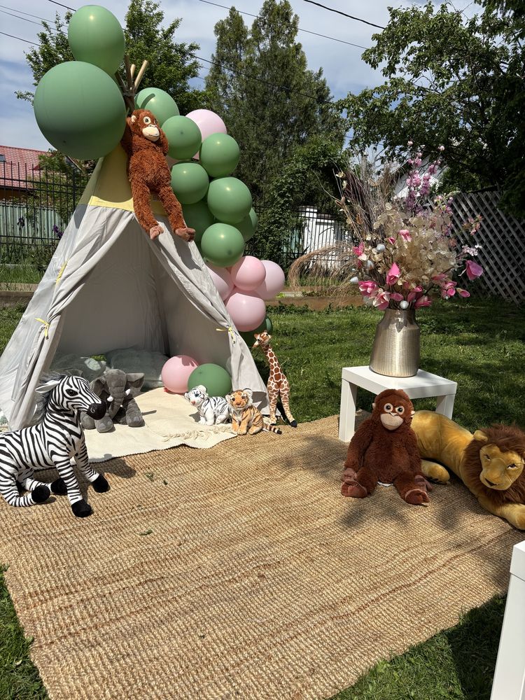 Închiriere Castel Alb Gonflabil cu Tobogan + Pachet Complet Petrecere!
