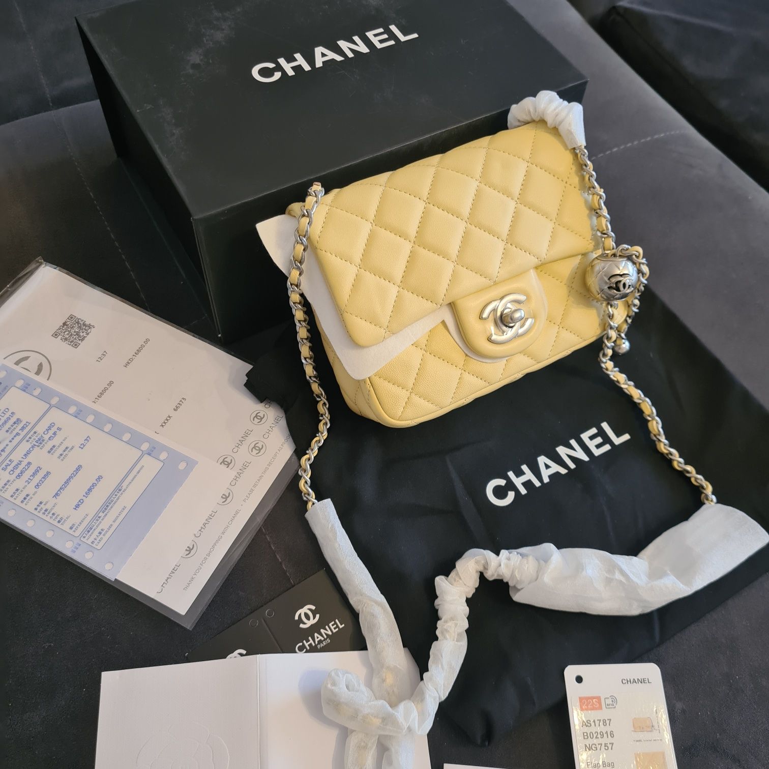 Chanel bag - 18 cm/piele naturala/full pack