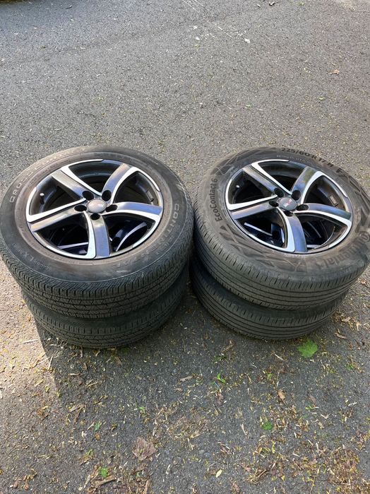 Jante Shark 225/60 R17 H cu cauciucuri Continental