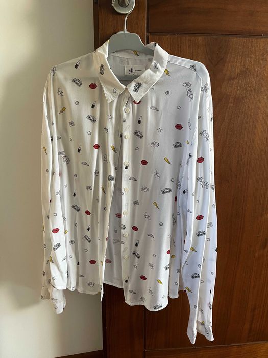 Cămașă casual cu desene pentru femei