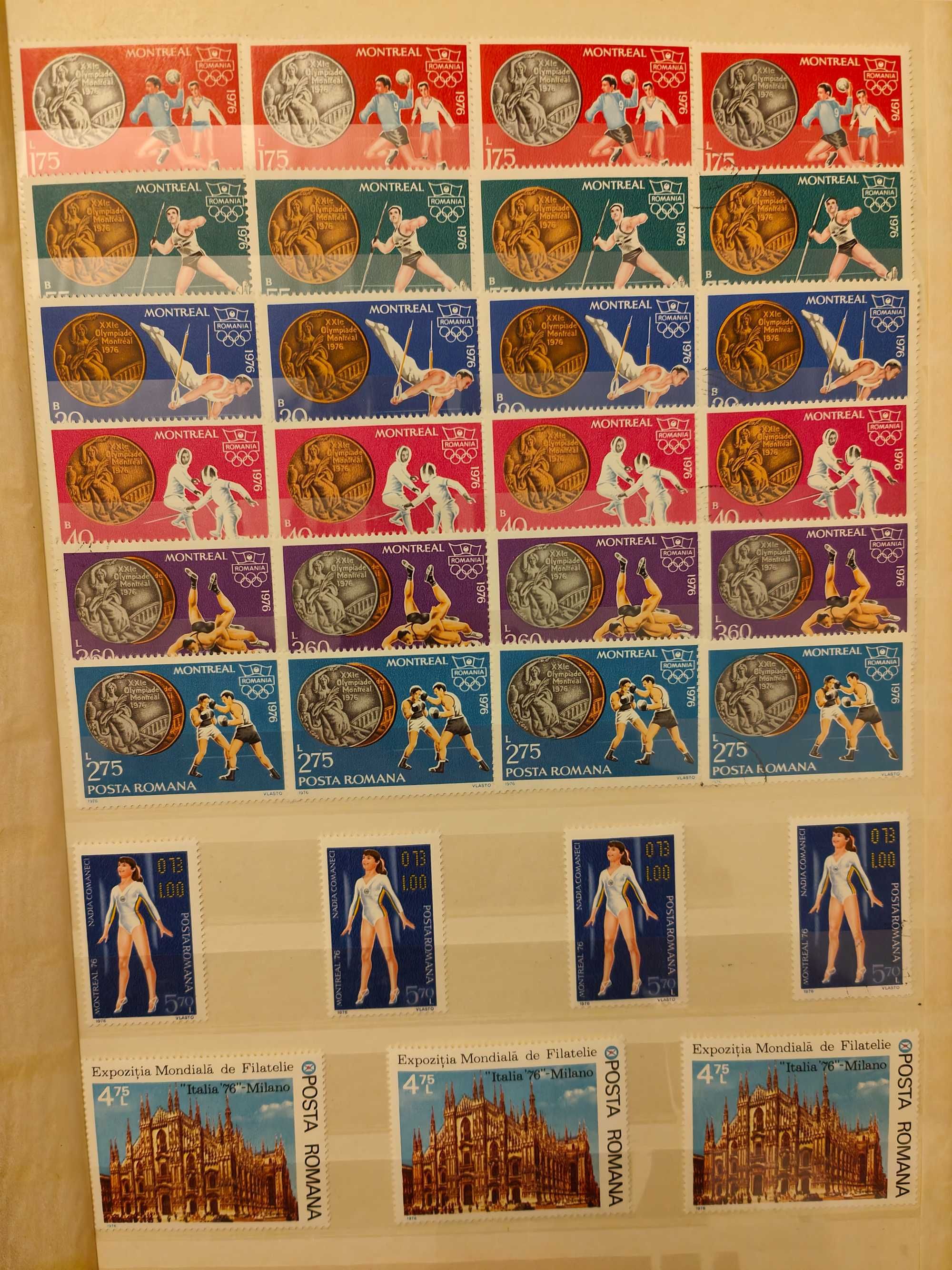 Colectie timbre aprox 170 pagini