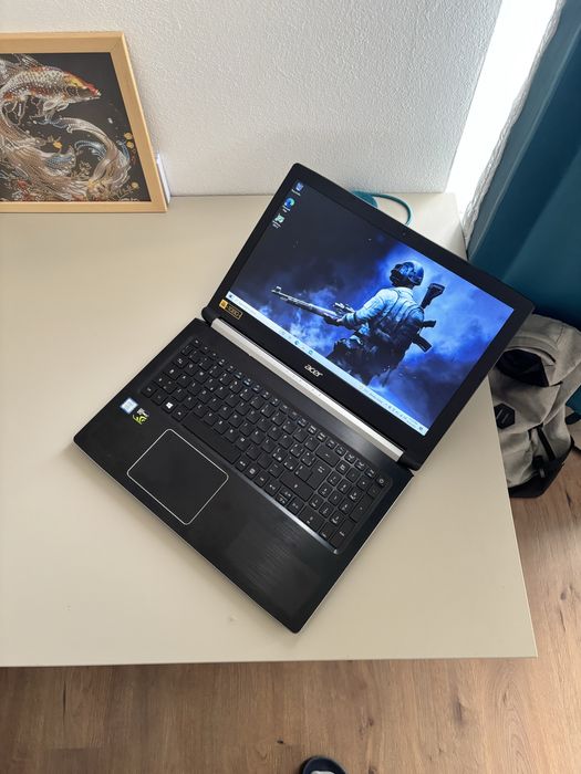 Laptop acer Gaming• i5-7300H •GTX 1050•taste luminate,stare excelenta